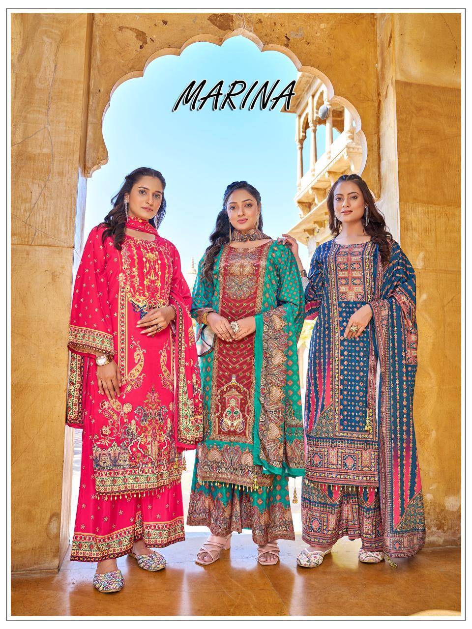 Banwery marina Unstitched salwar kameez wholesale